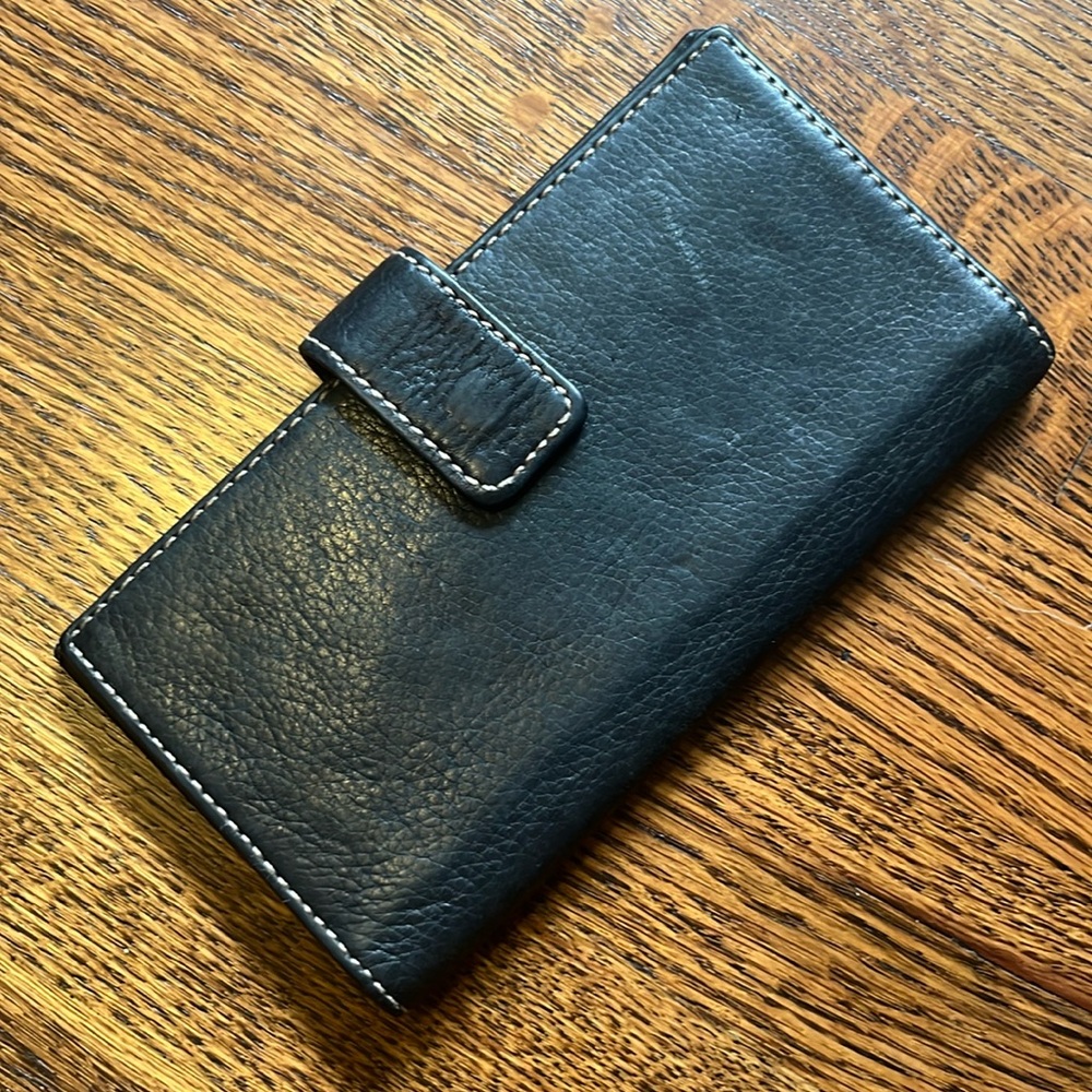 Genuine Leather Wallet Black